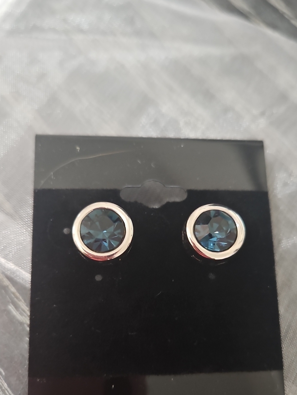 Tahari Blue Stud Earrings